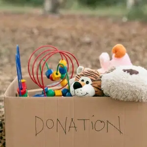 Recolecta objetos usados en buen estado